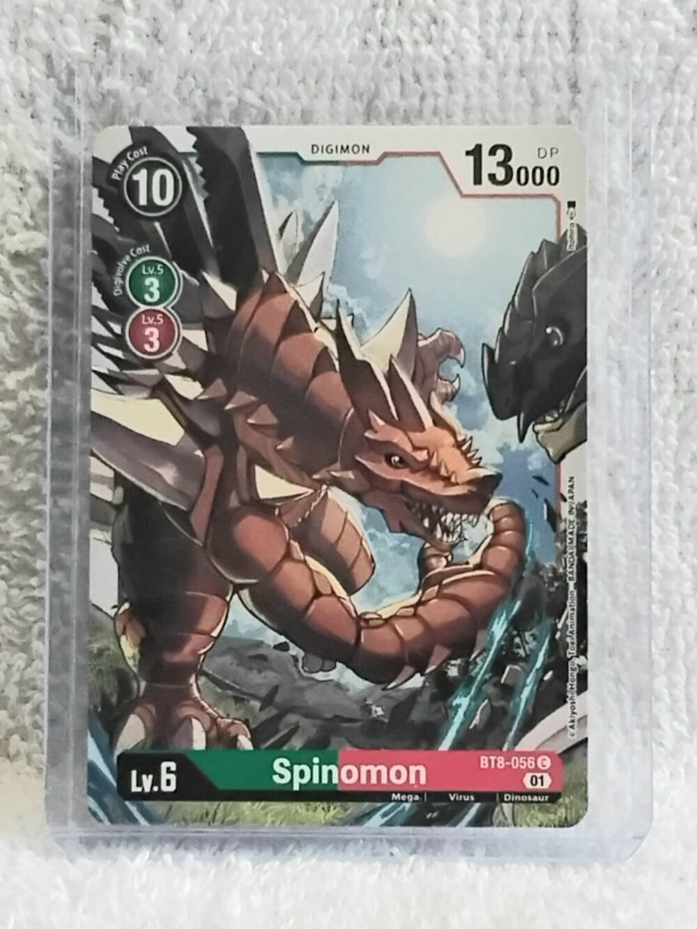 5/$20 Mint Spinomon Digimon Card BT8-056 C by Bandai!!